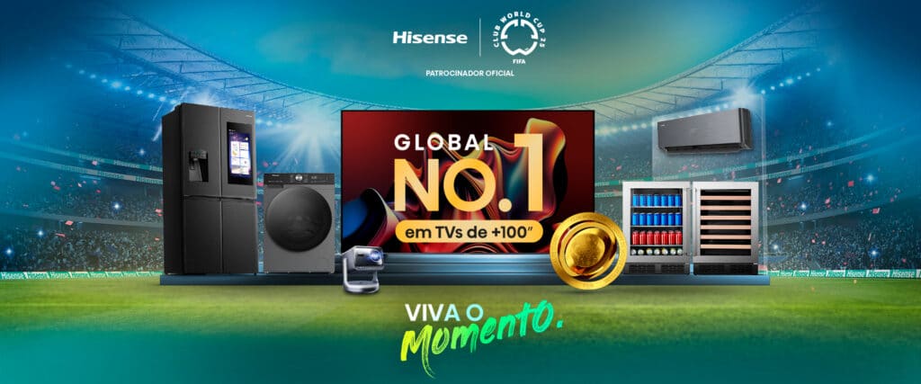 A Hisense, referência global em eletrônicos e eletrodomésticos, é patrocinadora oficial do Mundial de Clubes da FIFA 2025.