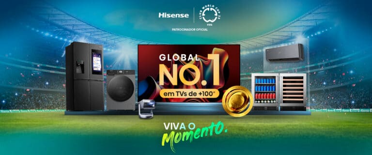 A Hisense, referência global em eletrônicos e eletrodomésticos, é patrocinadora oficial do Mundial de Clubes da FIFA 2025.