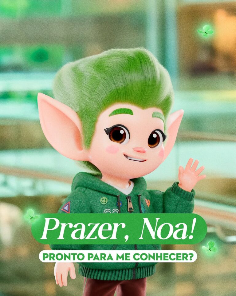 O ParkShopping Canoas lançou digitalmente um novo elemento em sua estratégia de relacionamento com o público, o mascote Noa.