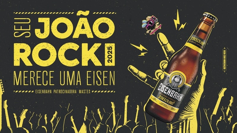 Eisenbahn lança promoção que levará cinco consumidores e acompanhante para aproveitarem a 22ª edição do João Rock.