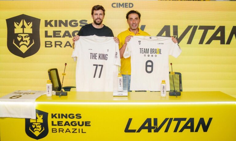 A Cimed anuncia, por meio de sua marca Lavitan, o patrocínio oficial à Kings League Brazil, liga idealizada pelo ex-jogador Gerard Piqué.