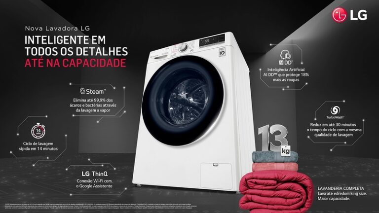 A LG Electronics segue inovando suas linhas de produtos com a consolidação da sua gama de lavadoras automáticas no Brasil.