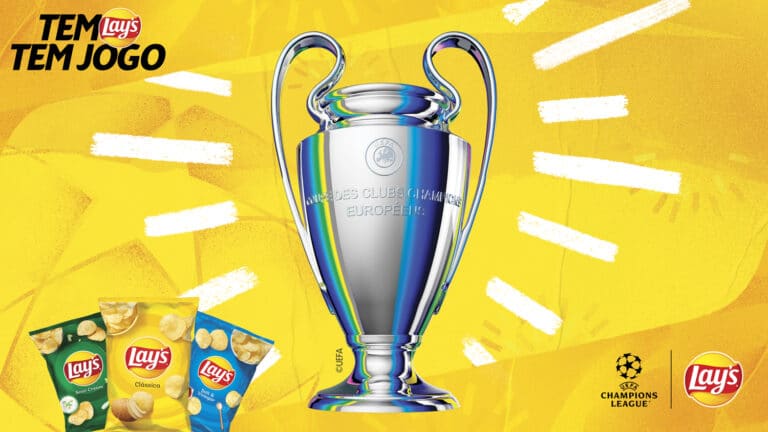 A LAY'S, patrocinadora da UEFA Champions League e UEFA Womens Champions League, promove o conceito "Tem LAY'S, tem jogo".