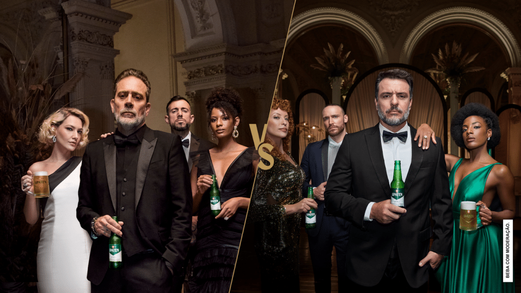 Em mais uma megaprodução, a Spaten promove um duelo entre dois grandes nomes das telas: Jeffrey Dean Morgan e Rodrigo Lombardi.