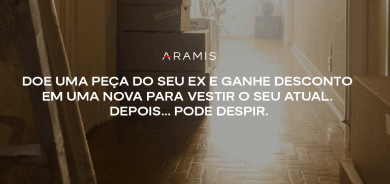 A Aramis decidiu convidar seus consumidores, neste Dia dos Namorados, a refletirem sobre intimidade com uma campanha inovadora.