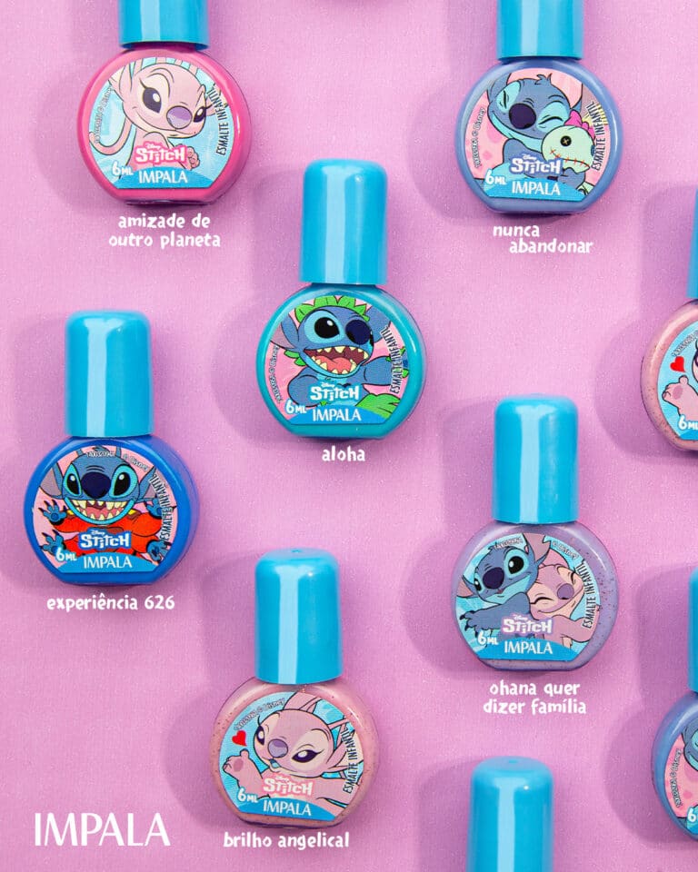Um dos personagens mais queridos da Disney, Stitch é o protagonista da nova coleção da Impala voltada ao público infantil.