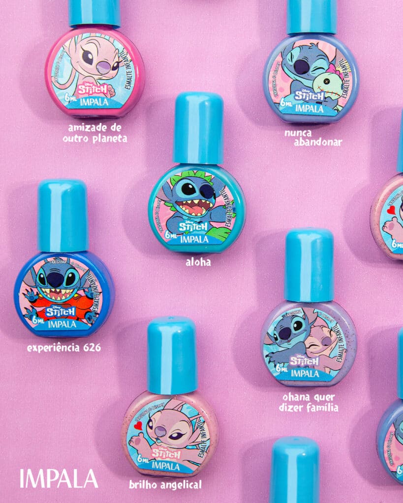 Um dos personagens mais queridos da Disney, Stitch é o protagonista da nova coleção da Impala voltada ao público infantil.