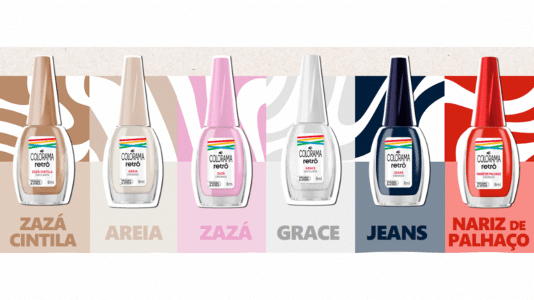 Celebrando seus 75 anos colorindo as unhas das brasileiras, a Colorama lança a coleção Retrô, com alguns de seus tons mais icônicos.