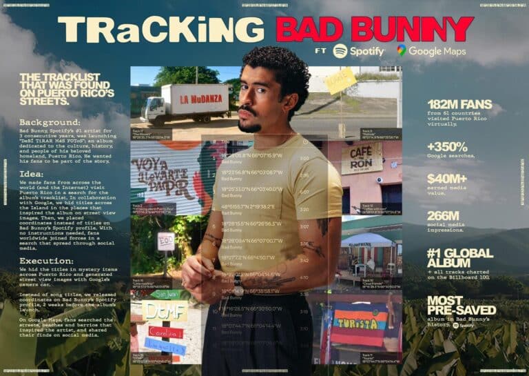 Cannes Lions 2025 - Bad Bunny transforma ruas de Porto Rico em faixas de álbum e conquista Grand Prix de Music com ação da DDB Latina (3)