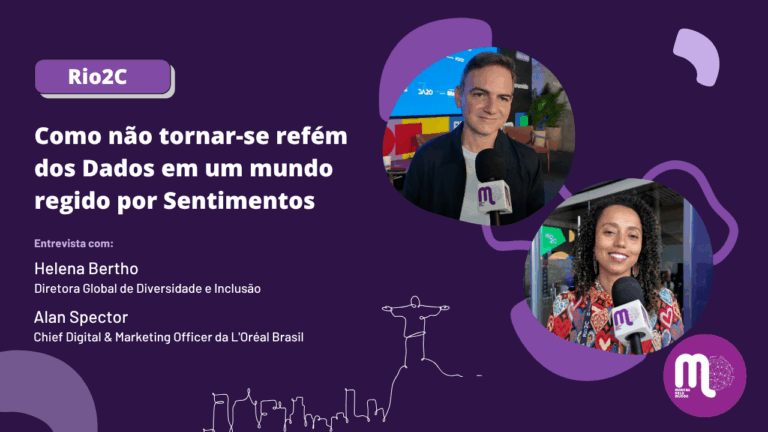 Rio2C - palco House of Brands recebeu o painel “Como Não Tornar-se Refém dos Dados em um Mundo Regido por Sentimentos”, que reuniu três nomes de peso: Alan Spector, Chief Digital & Marketing Officer da L'Oréal Brasil; Aléxia Duffles, Diretora de Marketing da MRV; e Helena Bertho, Diretora Global de Diversidade e Inclusão, que também atuou como mediadora da conversa.