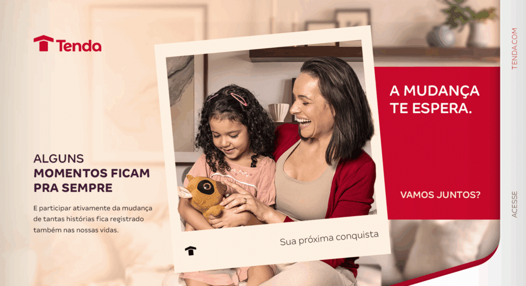 A Construtora Tenda apresenta sua nova campanha institucional, que marca um novo capítulo na história da empresa.