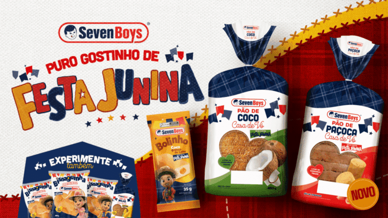 A Seven Boys promove, até o mês de julho, a campanha sazonal "Puro Gostinho de Festa Junina".