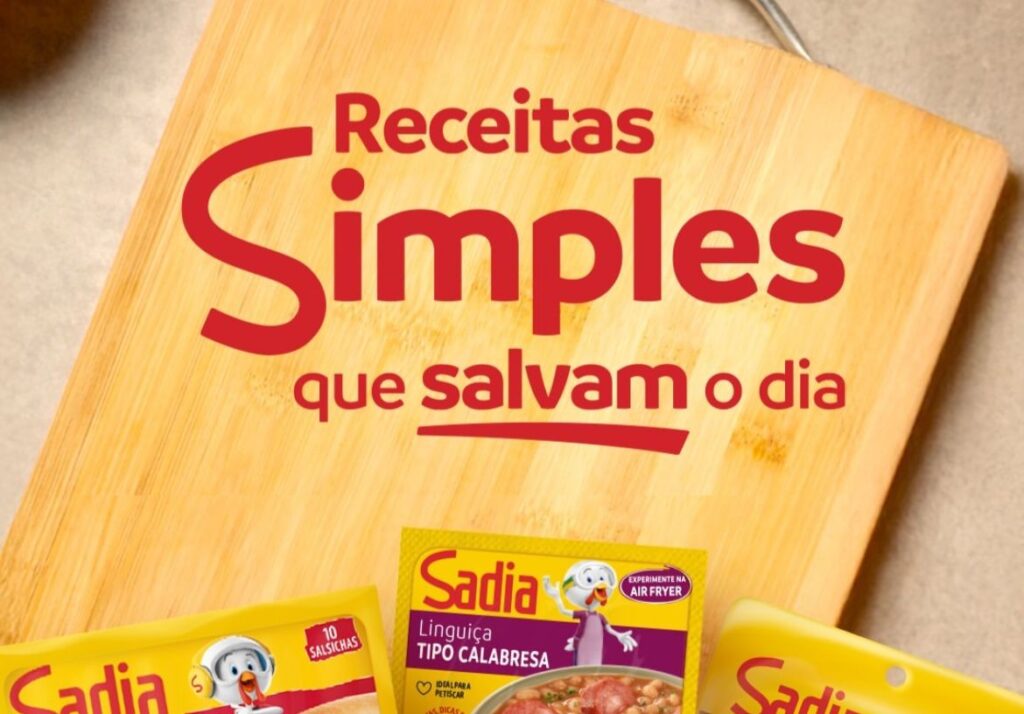 A Sadia mostra, sob o mote “Feliz No Simples”, que ingredientes populares podem transformar o momento da refeição.
