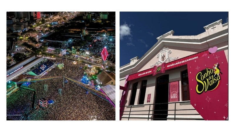 BIS e Sonho de Valsa estarão presentes no São João de Caruaru, em Pernambuco, uma das mais tradicionais celebrações juninas do país.