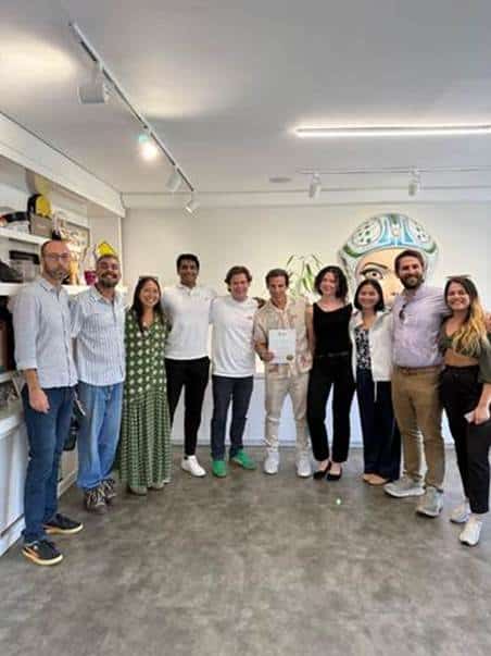As óticas Chilli Beans recebeu um grupo de estudantes da Harvard Business School na última semana, em São Paulo.