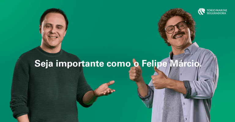A Tokio Marine estreia nova campanha com seu embaixador Felipe Massa, que assume a identidade de "Felipe Márcio".