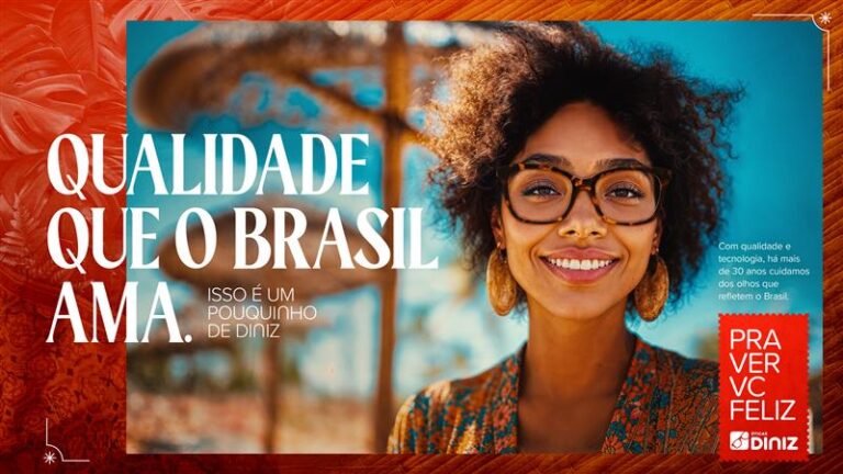 O novo filme institucional das Óticas Diniz adapta a icônica canção de Ary Barroso, que conduz o ritmo da celebração de 33 anos da marca.