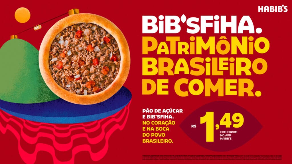 Habib’s apresenta sua nova campanha, com uma declaração cheia de significado: a Bib’sfiha é, sim, um patrimônio brasileiro de comer.