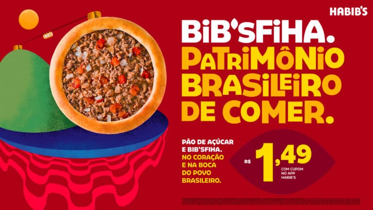 Habib’s apresenta sua nova campanha, com uma declaração cheia de significado: a Bib’sfiha é, sim, um patrimônio brasileiro de comer.