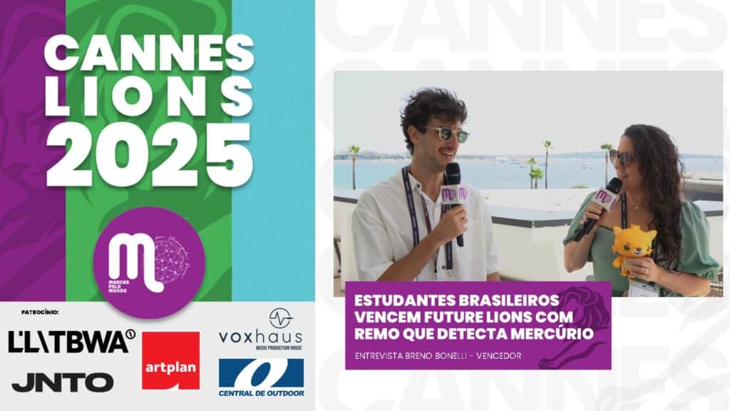 Estudantes brasileiros vencem o Future Lions no Cannes Lions com remo que detecta mercúrio na água, campanha para o Greenpeace. Entrevista com Breno Bonelli