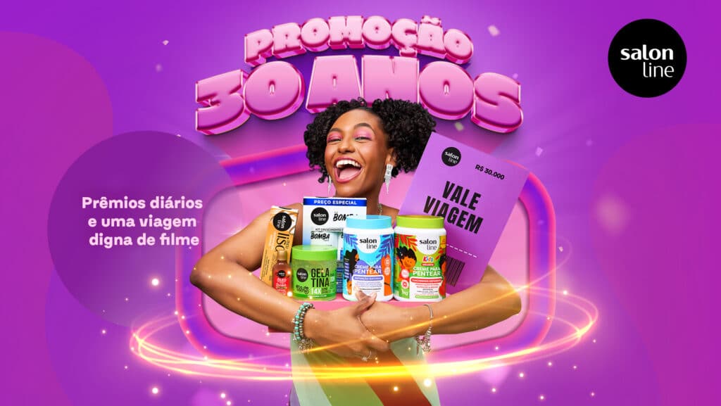 A Salon Line celebra três décadas de trajetória no Brasil, tendo expandido seus feitos para além do mercado de beleza e cosméticos.