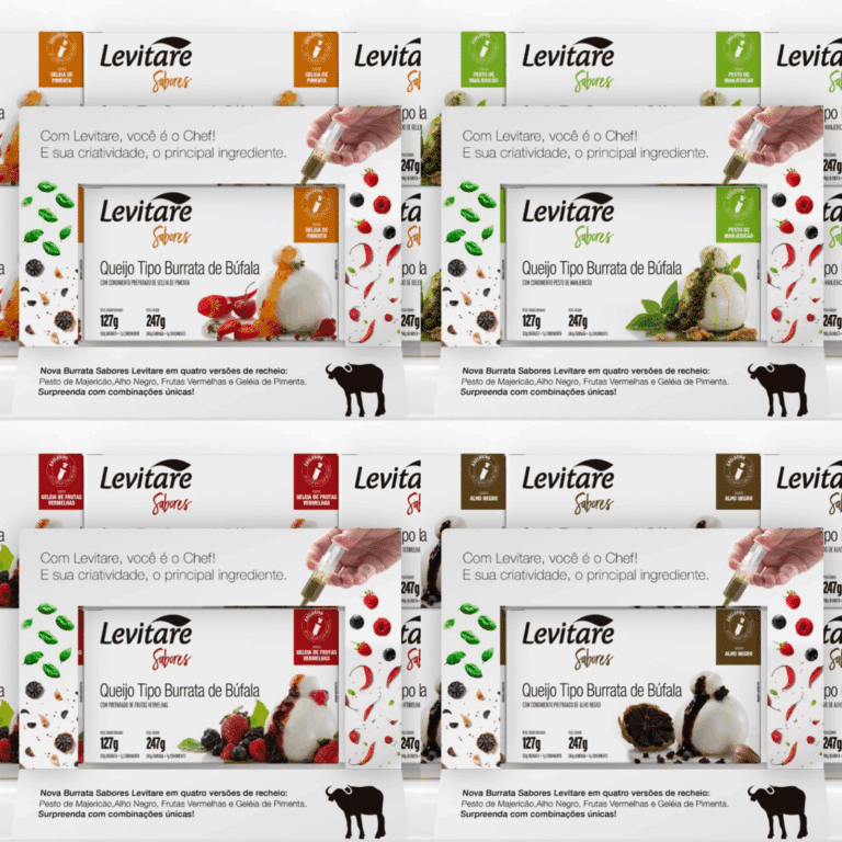 A Levitare apresenta a primeira burrata recheável do país, com aplicador exclusivo e quatro opções de sabores.