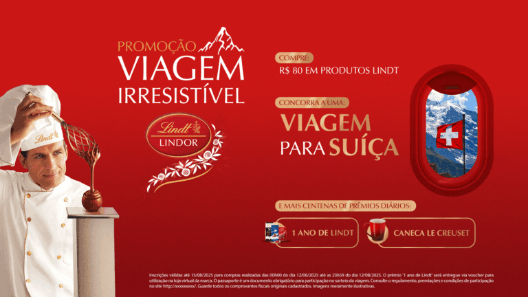 A maior promoção anual da Lindt no Brasil ganhou forma com a assinatura completa da SEA, agência do Grupo 4ZERO4.