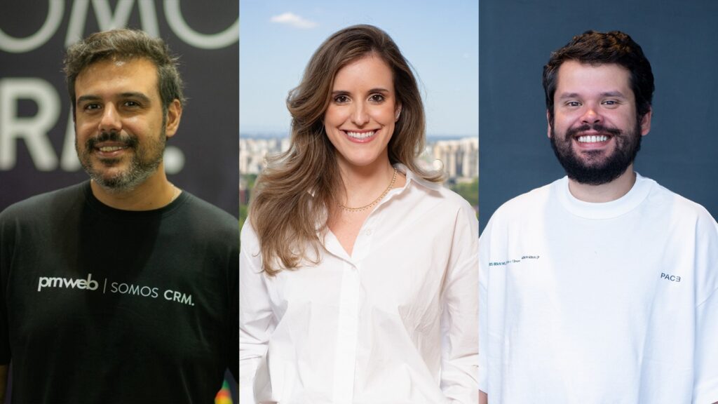 A Pmweb comunica a promoção de três de seus diretores ao quadro de sócios: os executivos Lívia Schmitz, Fernando Horlle e Rui Duarte.