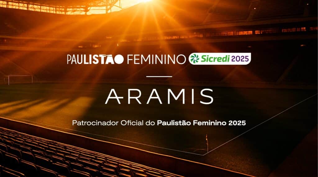 A Aramis anuncia patrocínio oficial ao Paulistão Feminino 2025, o campeonato de futebol feminino mais importante do Brasil.