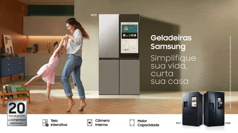 A Samsung anuncia sua mais nova campanha de geladeiras Premium, que reforça a liderança da marca no segmento.