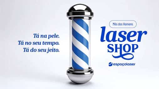 Em agosto, a Espaçolaser lança ativações, eventos e parcerias estratégicas para dar mais destaque aos cuidados com a barba, cabelo e bigode.