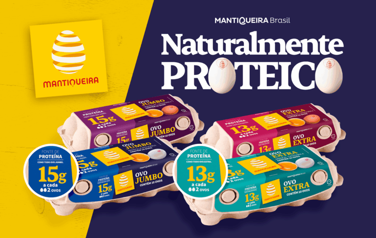 A Mantiqueira Brasil estreia a campanha "Ovos Mantiqueira: "Naturalmente Proteico", desenvolvida em parceria com a agência anacouto.