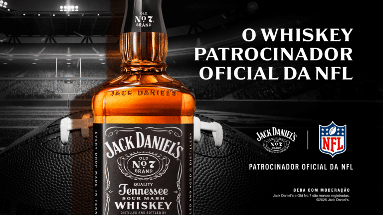 A Jack Daniel's comunica parceria com a National Football League para celebrar com milhões de fãs em todo o mundo.