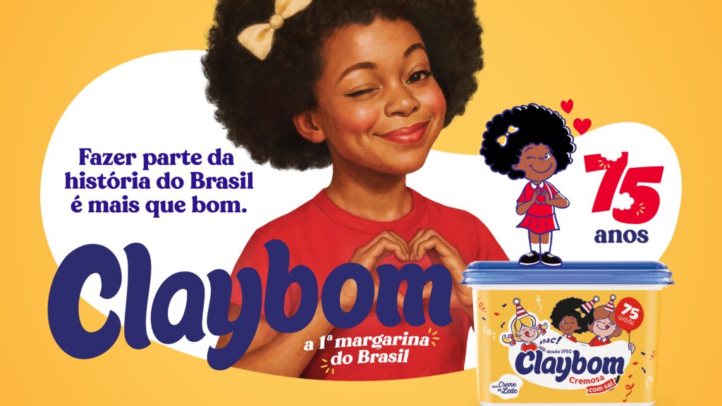 A Claybom estreia uma nova campanha em comemoração ao seu aniversário de 75 anos, realizada em parceria com a Africa Creative.