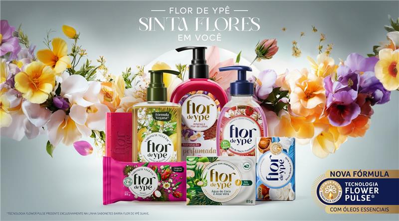 A Ypê acaba de anunciar o relançamento da linha de sabonetes Flor de Ypê, com investimentos contínuos em tecnologia e pesquisa aplicada.