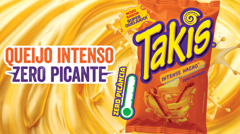 Os salgadinhos TAKIS apresenta a chegada do Takis Intense Nacho, uma contraposição ao sabor Takis Blue Heat.