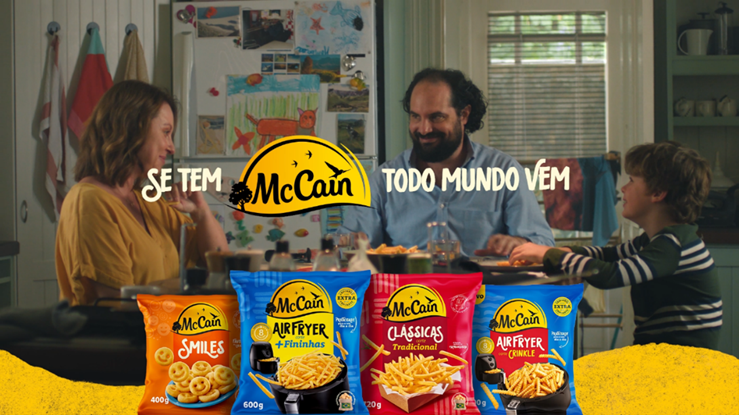 A McCain comunica o lançamento de "Father & Son", novo filme de sua campanha "Se tem McCain, todo mundo vem".