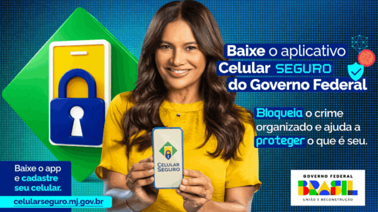 O Governo do Brasil estreia uma nova campanha de utilidade pública para apresentar o aplicativo Celular Seguro.
