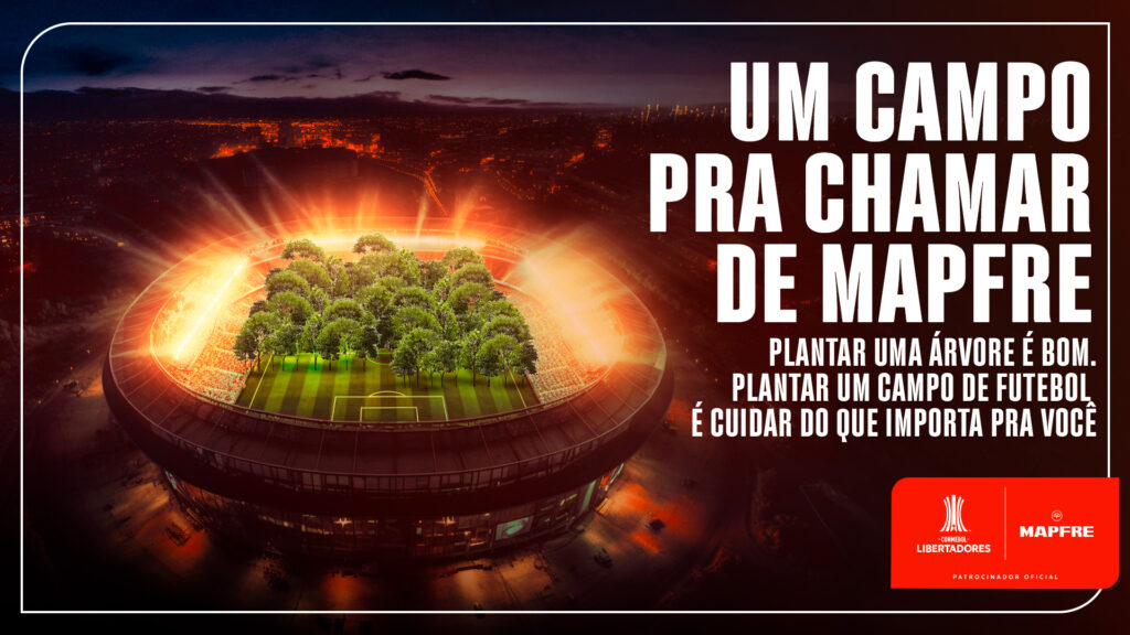A MAPFRE decidiu transformar cada gol marcado nesta CONMEBOL Libertadores em uma ação concreta de restauração ambiental.