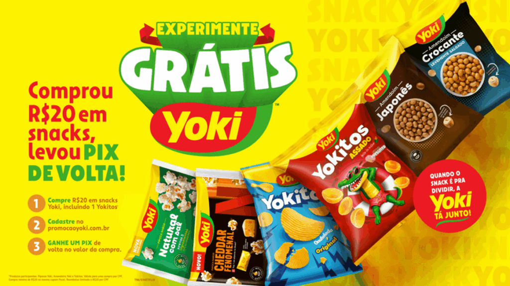 A Yoki decidiu fazer uma reformulação completa nas embalagens de sua categoria de snacks.