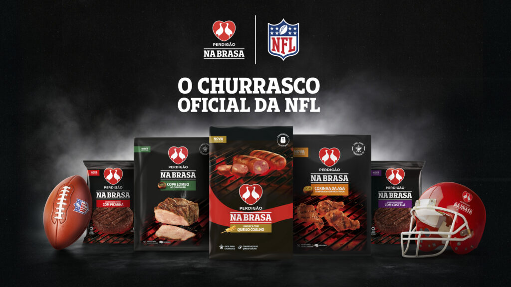 A Perdigão Na Brasa patrocinará mais uma vez a partida da NFL no Brasil, com ativações exclusivas para os consumidores.