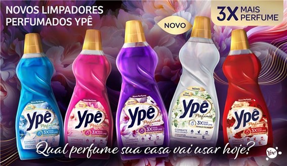 A Ypê apresenta o novo Limpador Perfumado Chá Branco, inspirado na alta perfumaria, que transforma a casa em um espaço ainda mais acolhedor.
