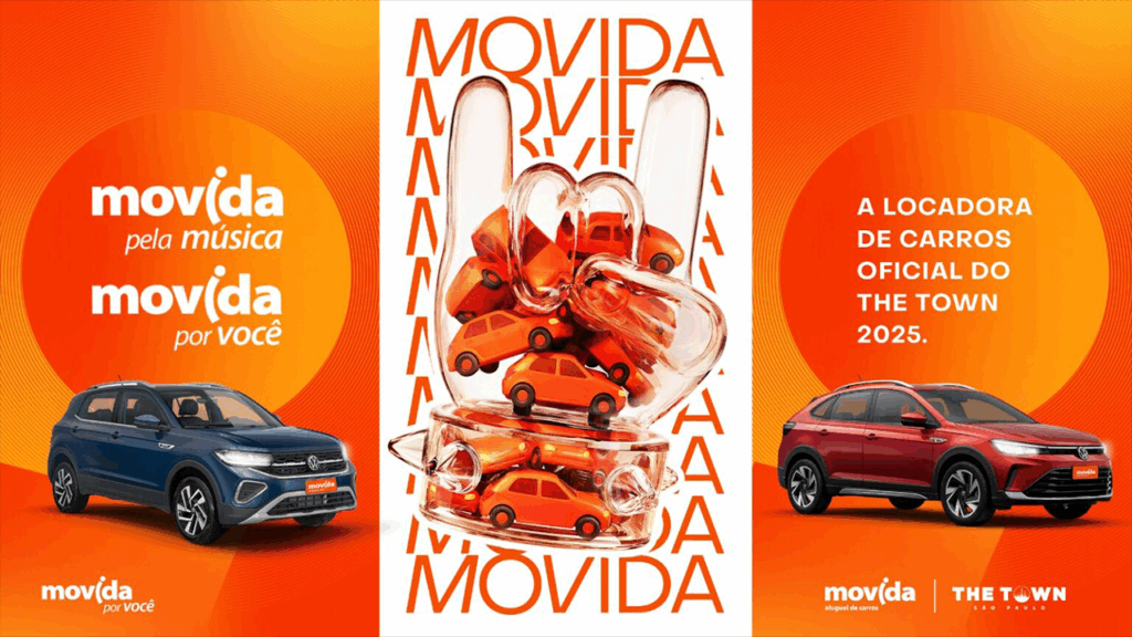 A Movida levará toda sua energia, inovação e amor pela experiência do cliente ao The Town 2025, no Autódromo de Interlagos.
