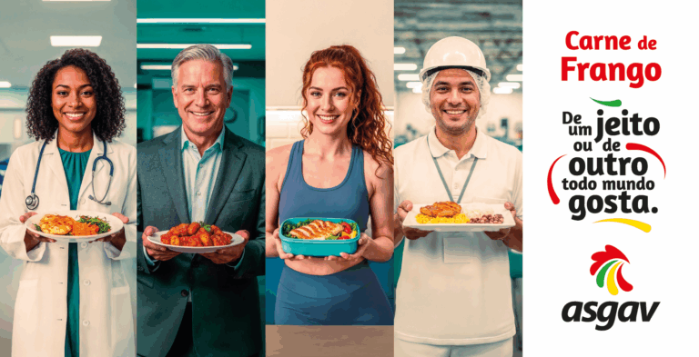 Nova campanha da Asgav, criada pela SPR, valoriza a versatilidade das proteínas da carne de frango e do ovo.