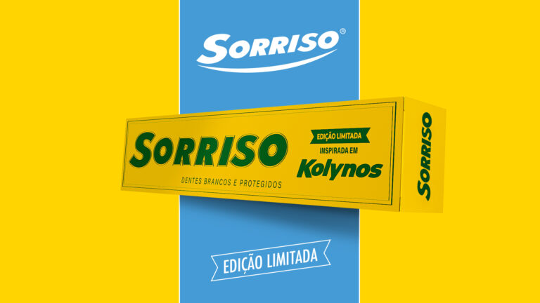 No dia 1 de setembro, Sorriso lança uma edição limitada inspirada em um verdadeiro clássico: o creme dental Kolynos.