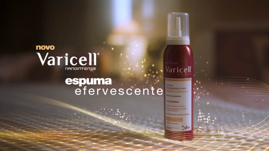 A Varicell lança a campanha do mais novo integrante de sua Linha Varicell Nanointense: a Espuma Efervescente.