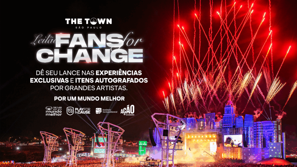 Para gerar impacto positivo e tornar um mundo melhor, o The Town 2025 se une à plataforma Play For a Cause.