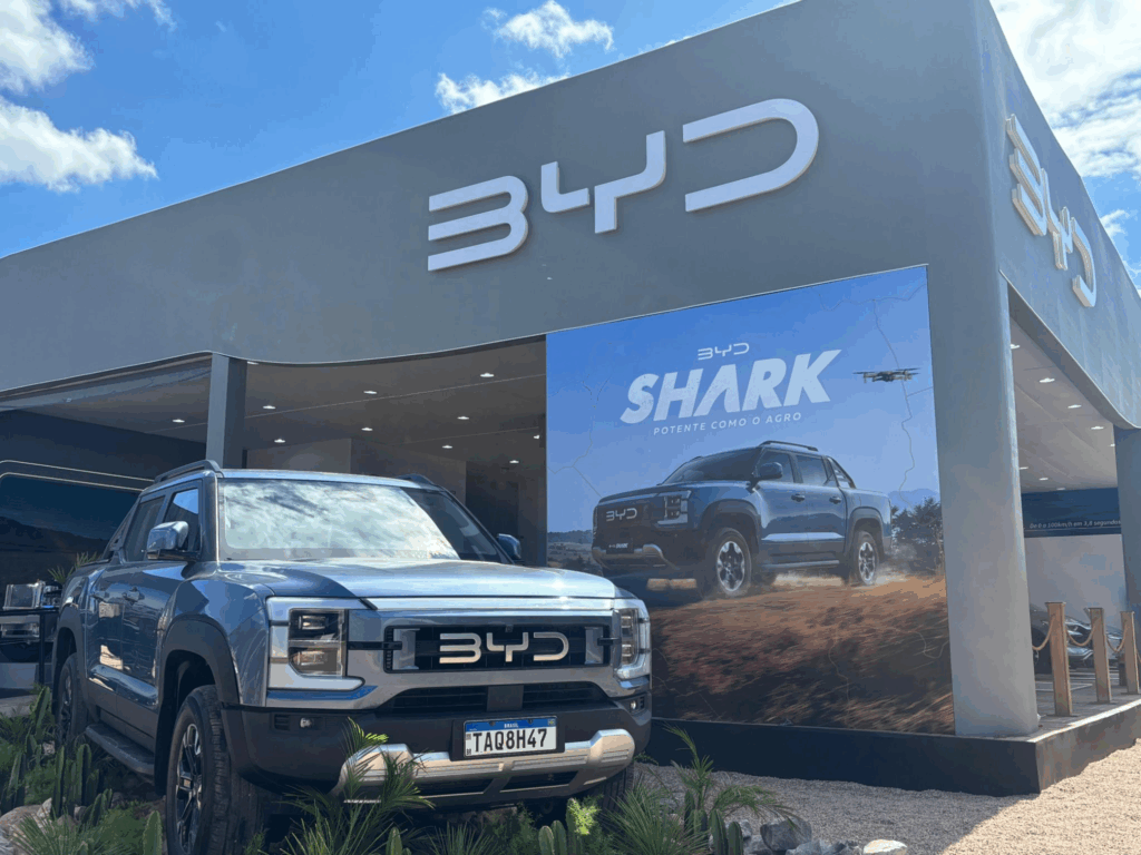 A BYD terá um estande posicionado na 48ª edição da Expointer, feira agropecuária que acontece entre os dias 30 de agosto e 7 de setembro.