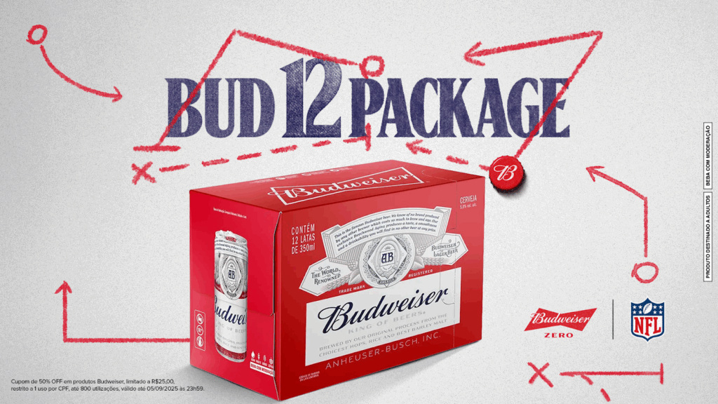 A NFL Brasil está chegando, e a Budweiser, cerveja oficial do evento, vai tornar o confronto um momento especial para todos os fãs.