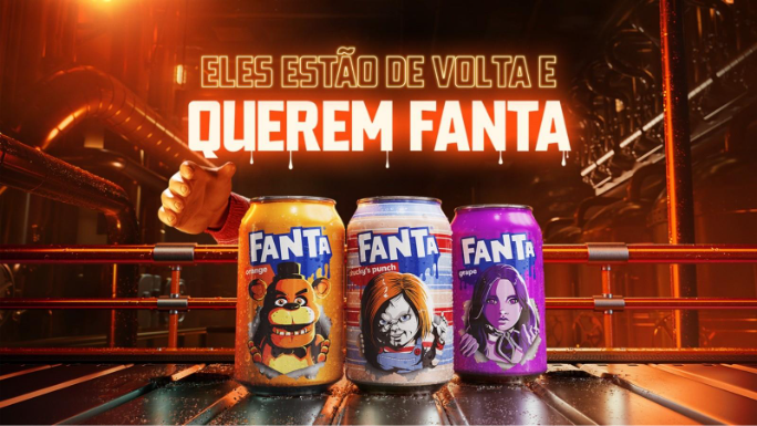 A Fanta se juntou a Universal Pictures e Blumhouse para reunir três ícones do horror mundial pela primeira vez.